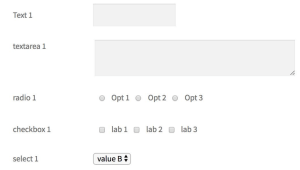 Form display at Front end