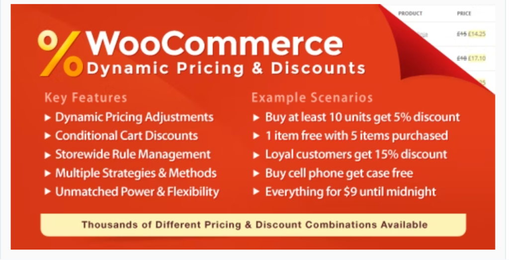 woocommerce dynamic pricing and discount