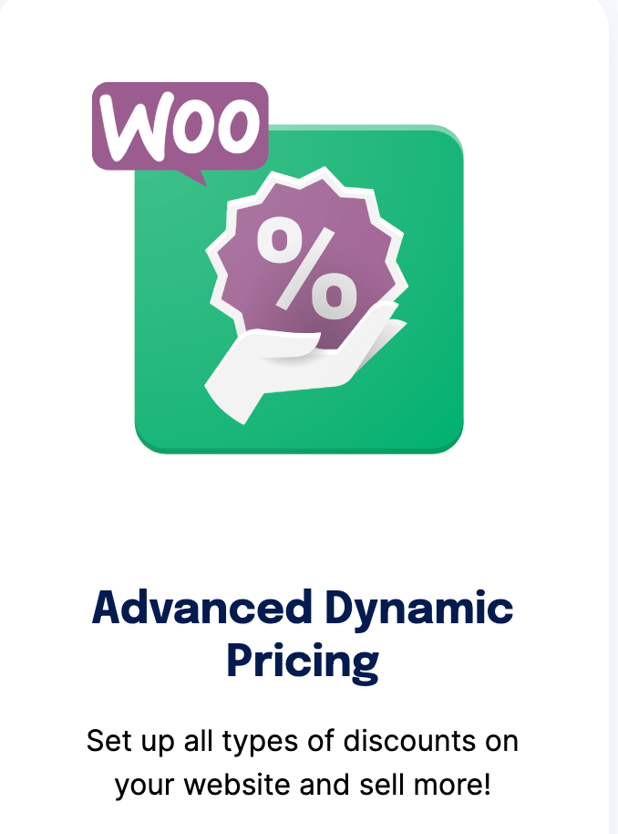 Advanced dynamic pricing for woocommerce